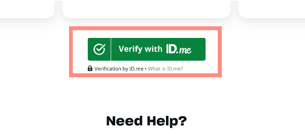 Click On Verify with ID.me
