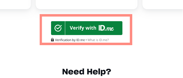 Click The Verify with ID.me