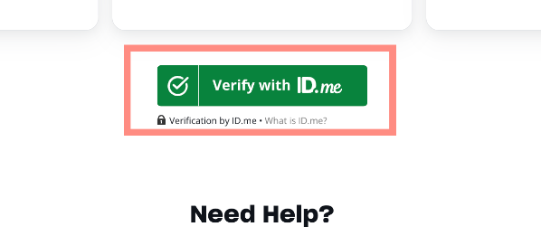 Click Verify with ID.me