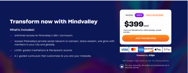 Mindvalley Annual Plan Discount