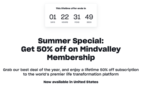 Mindvalley Deals – Summer Deal