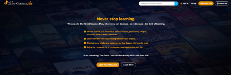 The Great Courses Plus